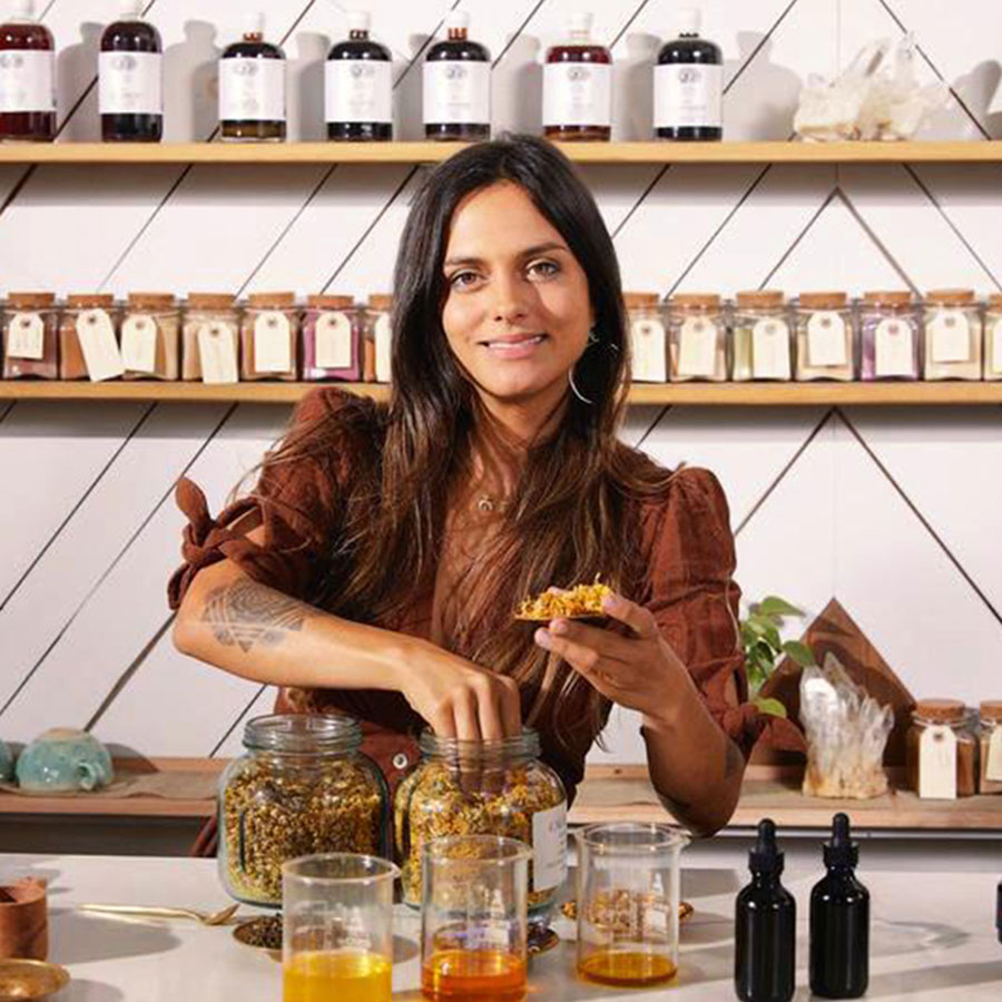 Anima Mundi herbalist and founder Adriana Ayales