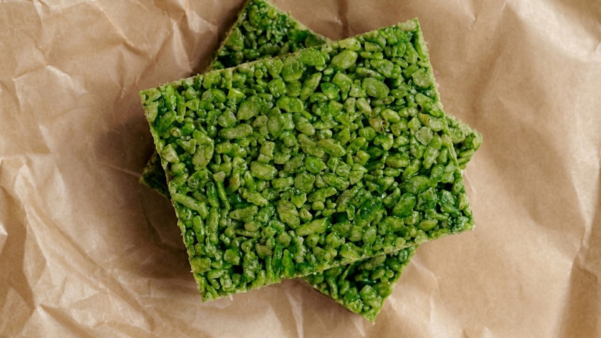 Recipe: Matcha Rice Crispy