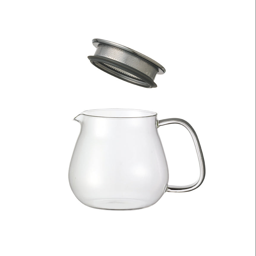 Kinto Tea Pot with Lid off
