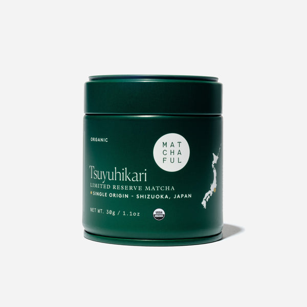 Organic Tsuyuhikari Limited Reserve Matcha - 30g Tin