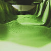 video of matcha being stone milled