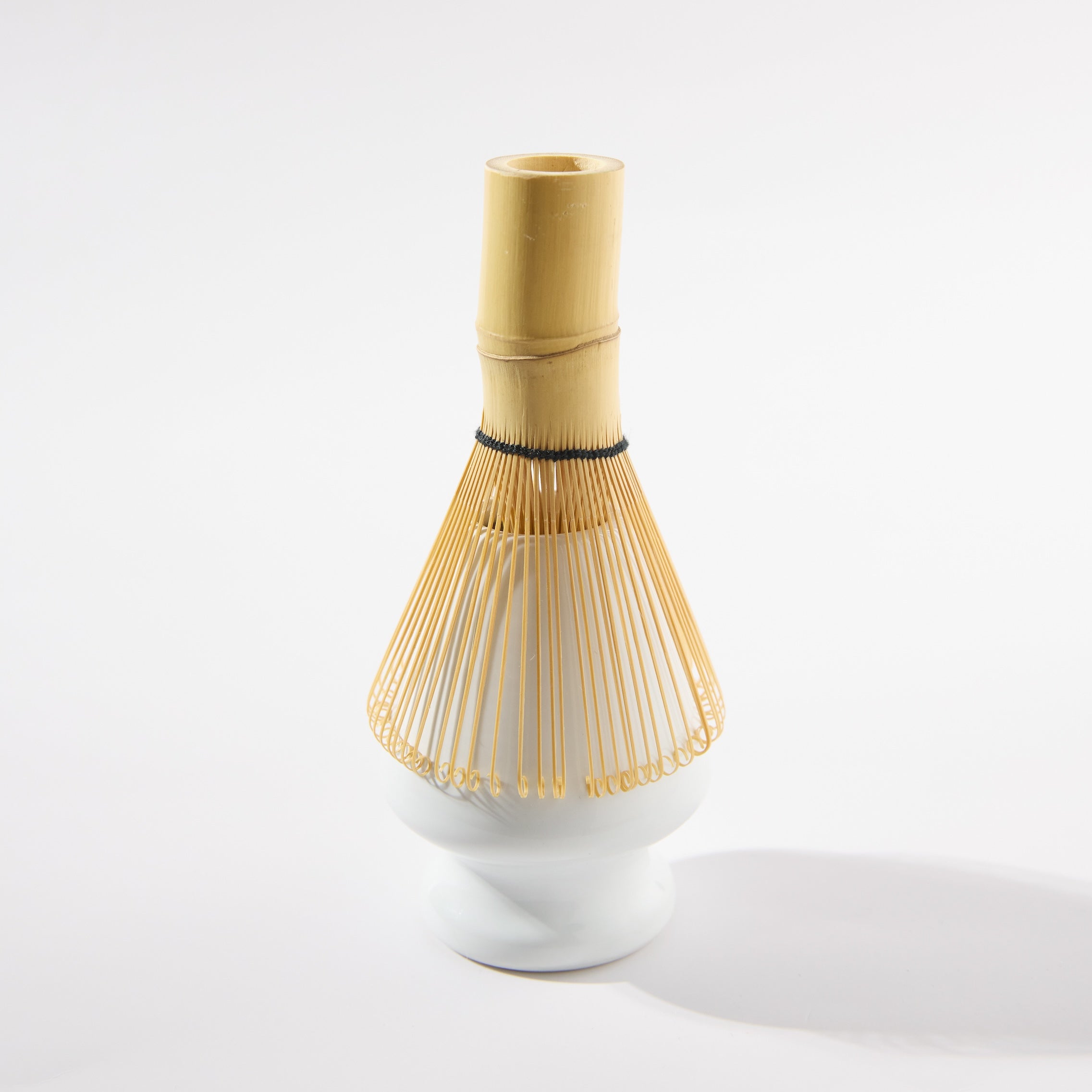 Suikaen White Ceramic Chasen Whisk Stand