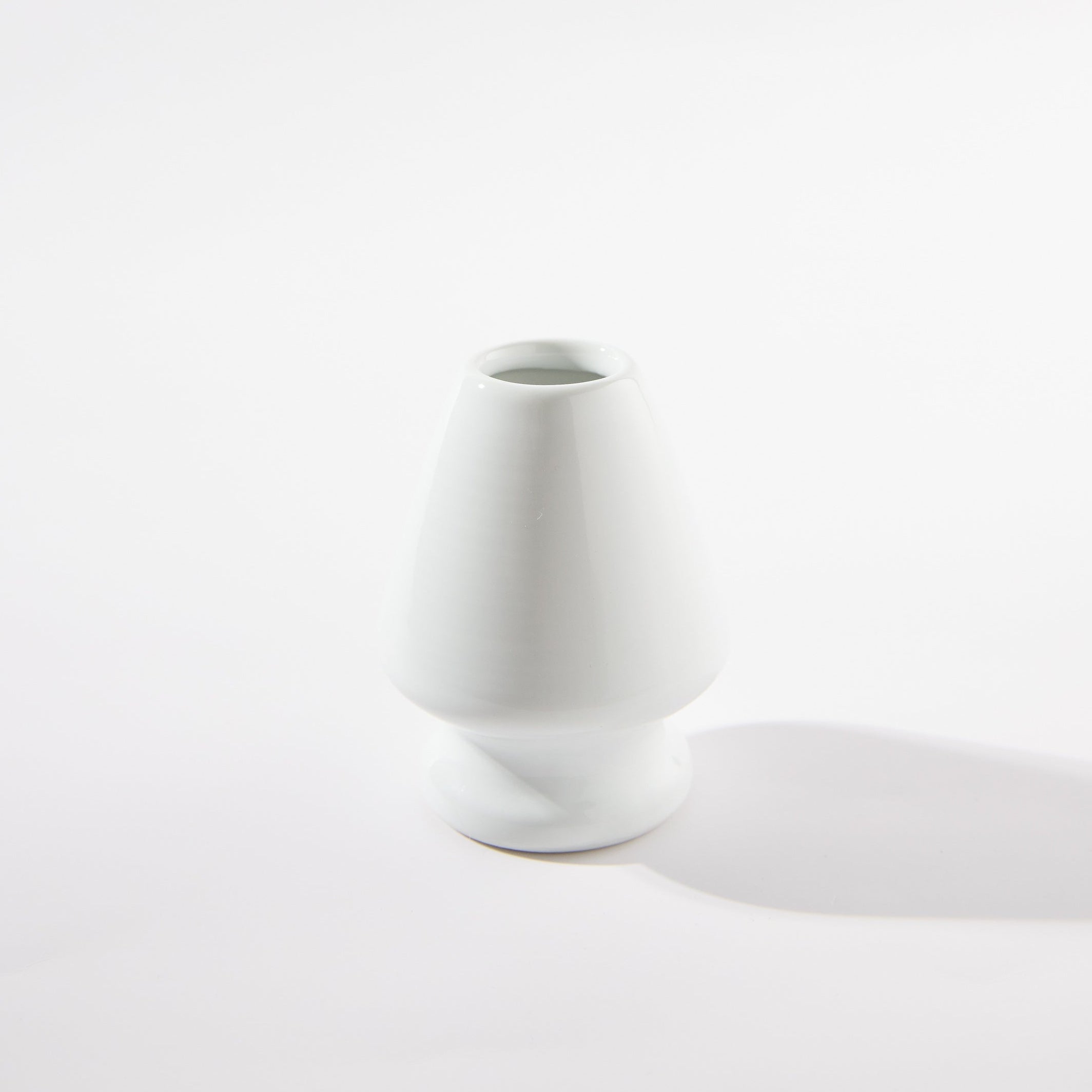 Suikaen White Ceramic Chasen Whisk Stand