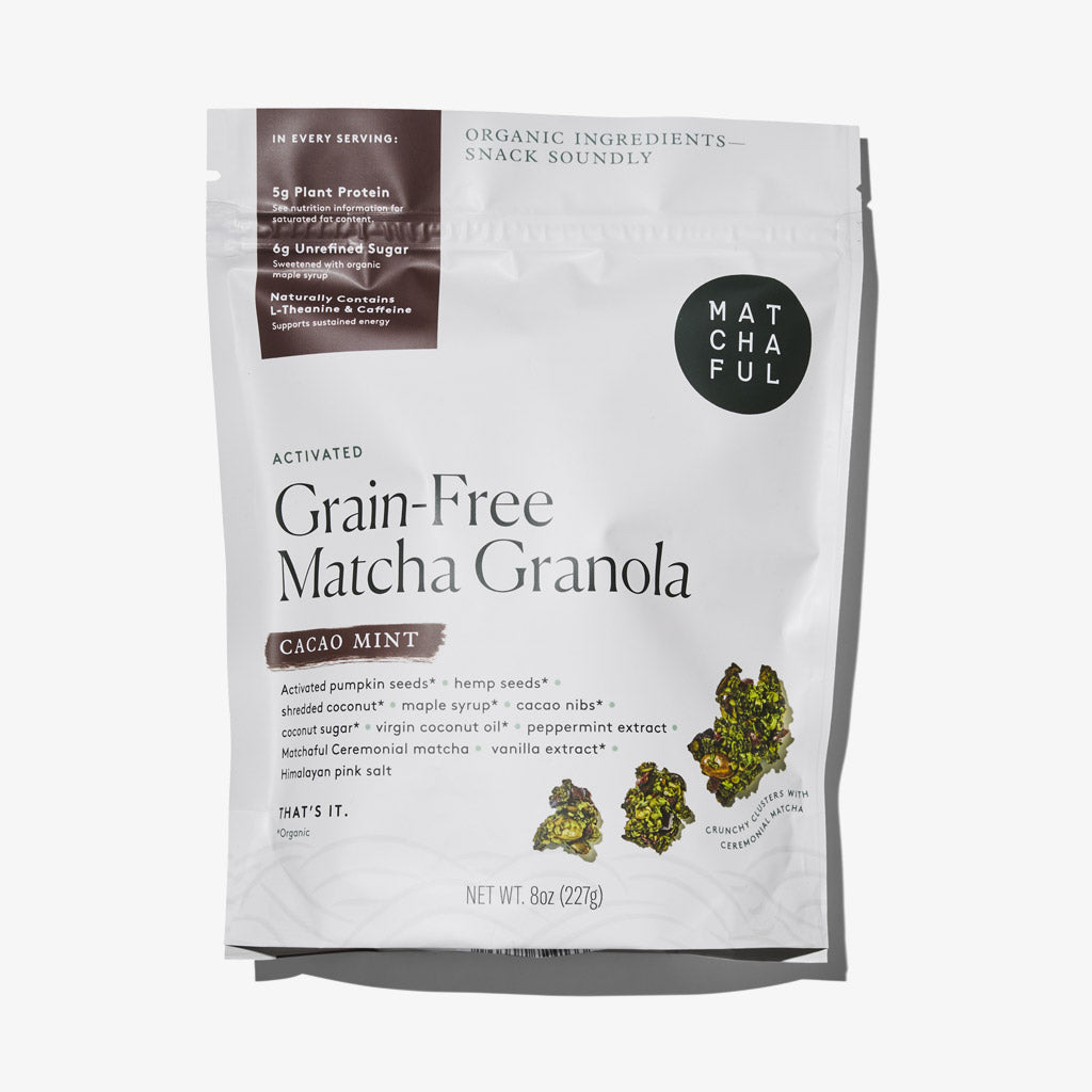 Matchaful Activated Grain-Free Matcha Granola