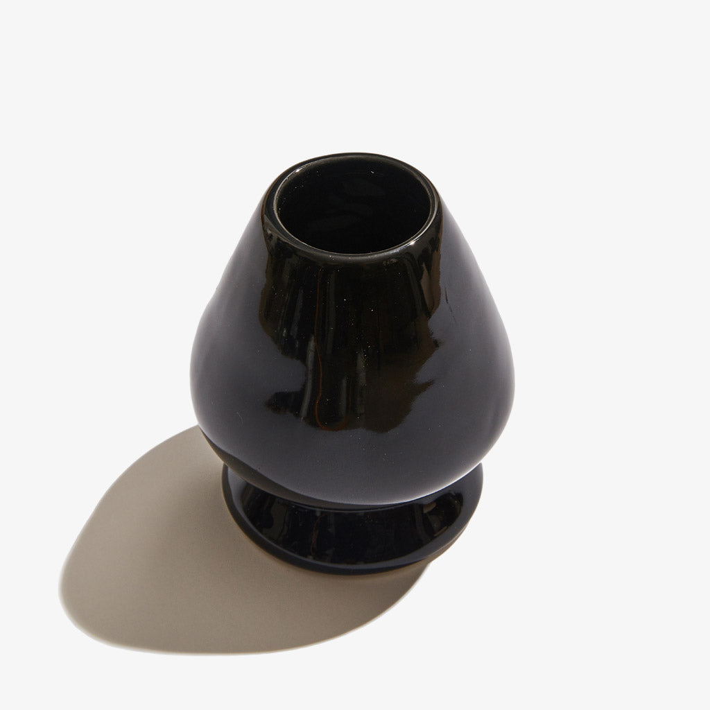 Celadon matcha bamboo whisk holder